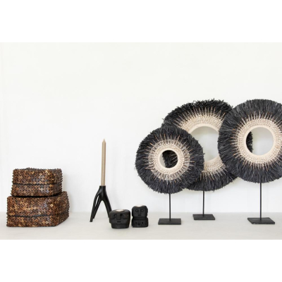                             Kamenná socha / svietnik Sumba Stone #27 - 10 cm                        