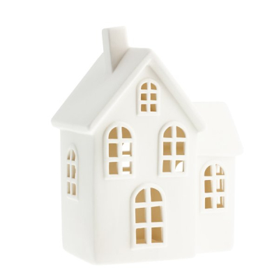Keramický svietnik domček Byn nr 8 White                    