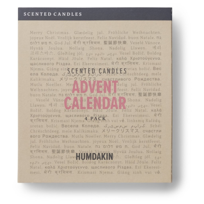Vonné sviečky Advent Calendar - set 4 ks                    