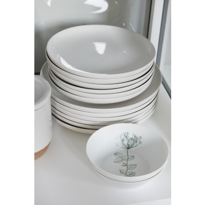 Porcelánové misky s kvetmi, 3 ks                    
