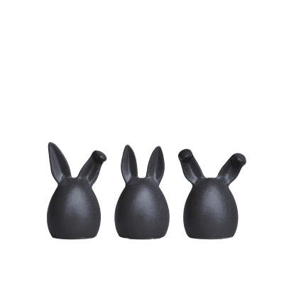                             Veľkonočné zajačiky Triplets Cast Iron - sada 3 ks                        