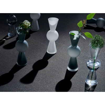                             Sklenená váza BonBon Grey 23 cm                        