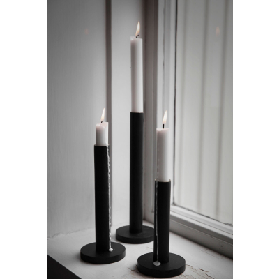                             Drevený svietnik Ernst Mango Black 15 cm                        