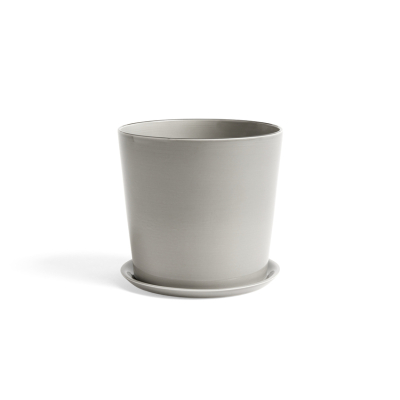 Keramický kvetináč s podmiskou Botanical Grey XL                    