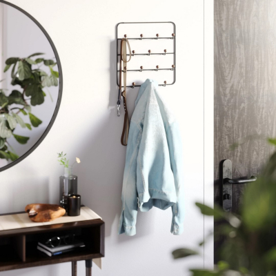                             Organizér na stenu/dvere Estique Black Walnut                        