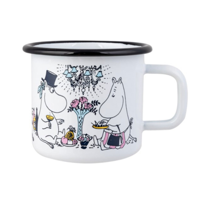 Smaltovaný plecháčik Moomin Date Night 3,7 dl                    