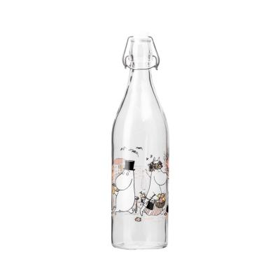 Sklenená fľaša Moomin The Beach 1 l                    