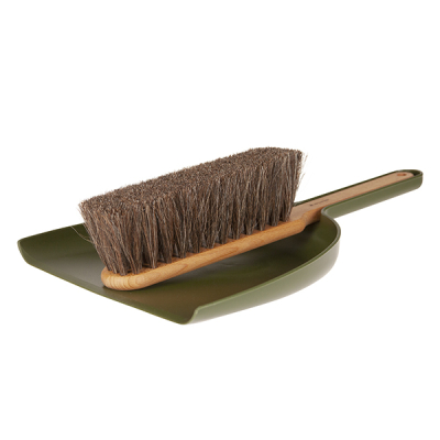 Lopatka so metličkou z konských vlasov Moss Green                    