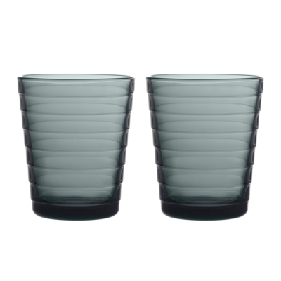                             Pohár Aino Aalto Dark Grey 220 ml - set 2 ks                        