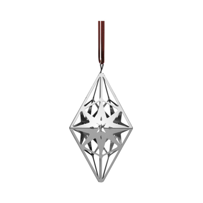 Vianočná ozdoba Harlekýn Rhombe Silver 11,3 cm                    