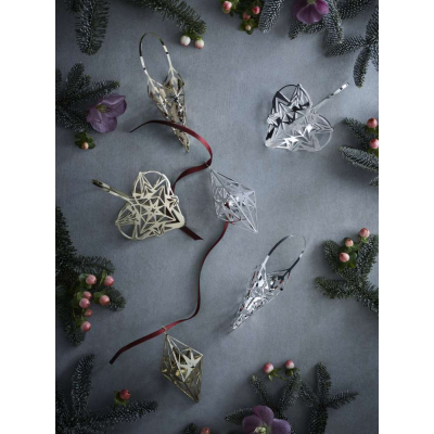                             Vianočná ozdoba Candy Cornet Silver 15,6 cm                        