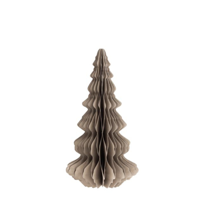 Papierový vianočný stromček Granstad Beige 20 cm                    