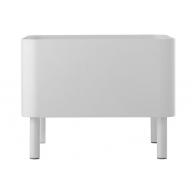                             Kovový kvetináč Sasse White 30x30 cm                        