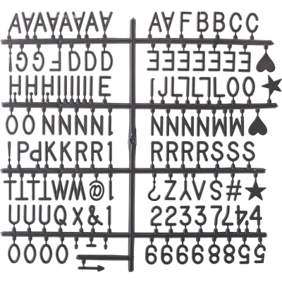                             Plstená tabuľa Notice Board s písmenkami 50x35 cm                        