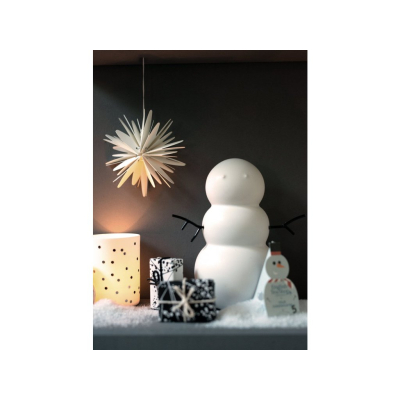                             Keramický snehuliak Snowman White 11 cm                        
