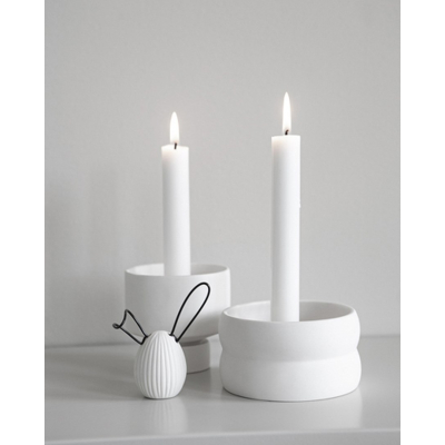                             Keramický svietnik Bolmen Mini White 11 cm                        