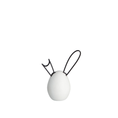 Keramická veľkonočná dekorácia Linnea White 9 cm                    