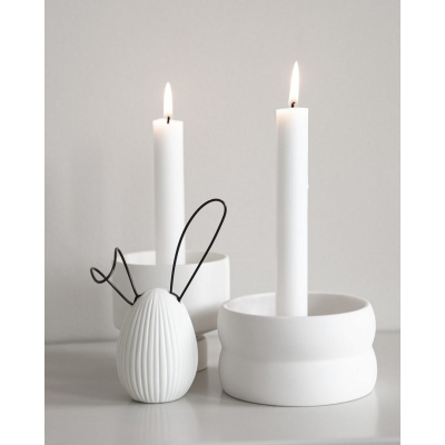                             Keramická veľkonočná dekorácia Linn White 14 cm                        