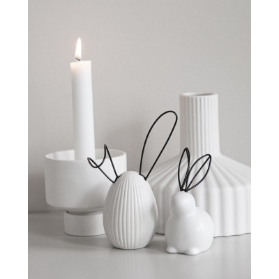                            Keramická veľkonočná dekorácia Linn White 14 cm                        