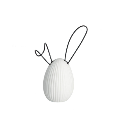 Keramická veľkonočná dekorácia Linn White 14 cm                    