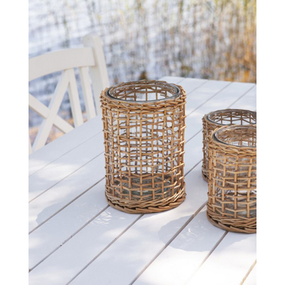                             Alfalfa Grusvik Glass Rattan 23 cm                        