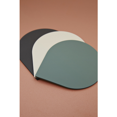                             Silikónové podtácky Stilla Taupe - Set 4 ks                        