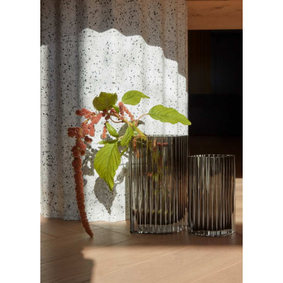                             Sklenená váza Folium Black 25 cm                        